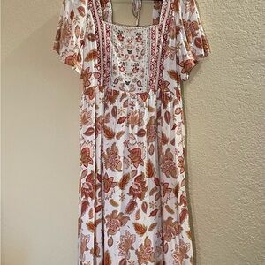 Floral Bohemian Maxi Dress